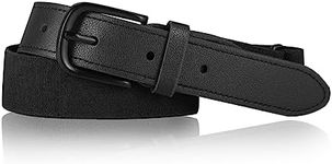 AWAYTR Adult and Youth Baseball Belt - Elastic Adjustable Softball Uniform Belts for Kids Boys and Girls, Black, Youth: fit waist 20" - 34" (Rec 4-15yrs)