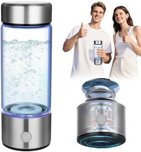 AOOWU Générateur d'eau D'hydrogène, 420ML Bouteille d'eau à hydrogène, Machine à Eau à Hydrogène Portable Rechargeable Améliorant Qualité, Adaptée pour Le Sport, Le Voyages Le Cadeaux