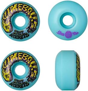 SANTA CRUZ Slime Balls Skateboard Wheels 53mm Snot Rockets 95A Pastel Blue