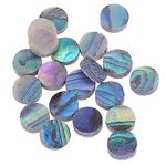 Musiclily Pro 6mm Natural Paua Abalone Shell Guitar Fretboard Inlay Dots(Set of 20)