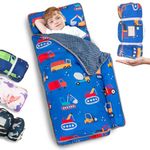 Nap Mat- Toddler Nap Mat with Pillow & Fleece Blanket- 55''*23''*2'' Nap Mat for Toddlers- Nap Mats for Preschool, Daycare