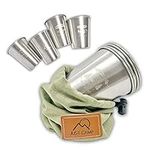 Pubgeer Camping Cups 11 oz (4 Pack)