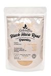 Black Maca Root Powder Gelatinized, Organic Certified, 250g from Peru, Men Support, Although for Stamina it Benefits Both Women and Men. by SelvaBio.