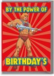 Cheeky Chops He Man Birthday Card -