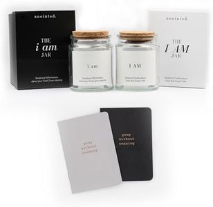 anointed. Prayer Journal Gray and Copper and Black and Gold and The i am Scripture Affirmation Jar and The Great I AM Scripture Jar Christian Devotional Gift Bundle