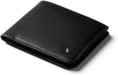 Bellroy Hide & Seek Wallet (Slim Leather Wallet, RFID Protected, Holds 5-12 Cards, Coin Pouch, Flat Note Section, Hidden Pocket) - Black