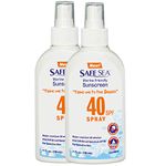 Safe Sea Sunscreen with SPF40 Spray. Eco-friendly Sunscreen. (40SPF Adults 4OZ) 2 Pack (2-pack)