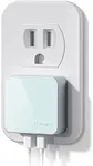 Nekmit Dual Port USB C Wall Charger, 40W PD Fast Charging USB C Wall Plug Adapter, Flat Thin Slim Type C Charger Block for iPhone 14/14 Pro/14 Pro Max, Galaxy, MacBook Air, iPad, AirPods and More