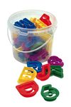 Dexam Plastic Letters and Numbers Cookie Cutters, Set of 36, Multi