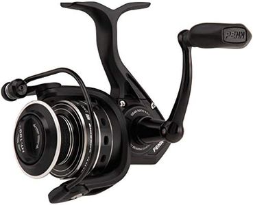 PENN Pursuit III Spinning Fishing Reel, Black/Silver, 2500