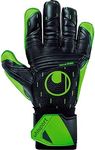 Uhlsport Classic Soft Advanced Goalkeeper Gloves Size 8 black/fluogreen