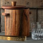 Mashakh Woodcraft India’s 1st Insulated Wooden Ice Bucket (2000ml) – 100% Waterproof & Leakproof with Stainless Steel Inner | Keeps Frozen for 10 Hours | Premium Bar Accessories for Home & Gifting