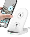 15W Fast Pixel Phone Wireless Charger Stand for Google Pixel 8 7 Pro 7a 6Pro 5 4XL 3, Qi Certified Android Phone Wireless Charging Station for Samsung Galaxy Z Fold 5 Z Flip 5 S24 S23 S22 S21 Note 20