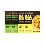 INDOMEALS by Fresh Bargain Ready to Eat Veg Biryani Combo ( 2 Veg Biryani(325gm) & 2 Dal Tadka(350gm) Each)