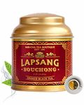 SAN-CHA Tea Boutique Lapsang Souchong Smoked Tea|Russian Caravan Tea|Single Malt Whisky Pleasurable And Smooth (25Cups+)|Smoked Tea Leaves - 50 Gm Loose Leaf Tea, Black Tea