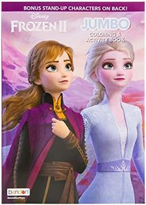 Frozen 2 Coloring Book 1 Titles, Fun Game Workbook for Learning Drawing Coloring, Gift for Kids Toddler Activity at Classroom Home, 80 Pages