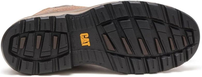 Caterpillar Men’s Pelton Industrial Boots, Dark Beige – Size 10 UK