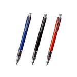 uni Mechanical Pencil Kurutoga Advance 0.5mm 3-Pencil Bundle Set, Navy (M55591P.9), Black (M55591P.24), Red (M55591P.15)