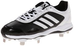 adidas Performance Women's Abbott Pro Metal 2 Softball Cleat, Core Black/Running White/Black 1, 8.5 M US