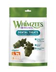 WHIMZEES Natural Grain Free Dental Dog Treats, Large Alligator, Bag of 6