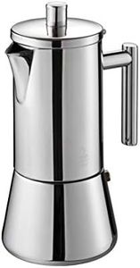 GEFU Nando Espresso Maker Espresso Maker, Silver, 16380