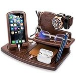 Wood Phone Docking Station Ash Key 