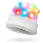 Luwint LED Glow Blink Knit Hat - Light Up Costume Show Prop Toy for Boy Girl Birthday Party…