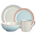 Denby USA Heritage 4 Piece Pavilion Place Setting Dinnerware Set, Multicolor