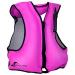 APPMOO Snorkel Vest Inflatable Floatage Jackets Snorkeling Vest for Adults, Kayaking Buoyancy Vest, Portable Buoyancy Vest, Diving Surfing Swimming Outdoor Water Sports Diving Swimming (for 80-220lbs)