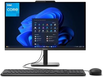 Lenovo 24 All-in-One Desktop Computer for Home Office, Intel Processor, 23.8" FHD AIO, WiFi 6, Bluetooth 5.2, RJ-45, HDMI, Keyboard & Mouse - 32GB RAM, 1TB PCIe SSD