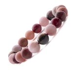 Plus Value Love Relationship Stone Bracelet for Men, Women Reiki Healing Crystal Vastu Feng Shui (Beads Size 10mm, Jute Bag)