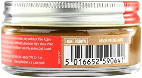 Cherry Blossom Footwear Renovating Shoe Cream Care Product, Light Brown, 50ml, Light Brown, 50ml