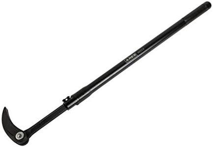 ARES 46004-29-48-Inch Extendable Indexing Pry Bar - Telescoping Heavy Duty Pry Bar - 14-Position 180° Rotating Head, Grooved Tip, Chrome Vanadium Steel for Mechanics, Heavy Equipment