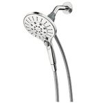 Moen 26112 Magnetix Handheld Shower Head Featuring Magnetic Holder Technology, 6 High Pressure Functions and 60 Inch Long Metal Hose