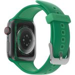 OtterBox All Day Watch Band for Apple Watch Series 10/9/8/7/6/SE 2nd gen/SE 1st gen/5/4-44mm/45mm/46mm, Replacement Durable Soft Touch Silicone Strap for Apple Watch, Light Green