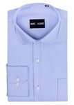 MARK & ALBERT Mens Slim Fit Formal Shirt Blue