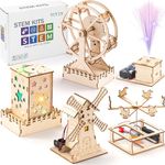 STEM Kits for Kids Age 8-10, Wood Craft Projects Kit for Kids 8-12 Model Science Kits for Kids Age 5-7 6-8, STEM Toys for Boys Girls 6 7 8 9 10 12 13 14 Year Old Gifts, 3d Wooden Puzzles Building Toys