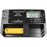 KKEANIC Battery Tester SL-049 - Professional Digital Battery Checker with LCD Display for Household AA, AAA, AAAA,C, D, 9V, Button Cells. Compact Design with Clear Power Level Indicator