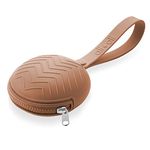 Ali+Oli Pacifier Holder Case (Chutney) Fits Pacifiers & Pacifier Clip | Stroller & Diaper Bag Accessory