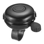 Black Bike Bell, Bicycle Accessories, Kids and Adult Bikes, Easy Installation, Loud Ringing Sound, Anti-Rust and Water Resistant for Mountain Bike, Road Bike