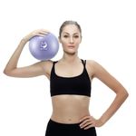 Slim Panda Pilates Ball,9 Inch Small Exercise Ball, Therapy Ball, Core Ball, Mini Yoga Ball for Pilates, Balance, Stability, Workout, Core Training and Physical Therapy