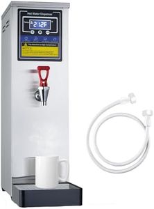 Hot Water Dispenser Commercial Water Boiler Electric Warmer Hot Water Machine Stainless Steel 30L(8GAL)/Hour Step-heating Temperature Control 86-212°F for Boba Tea Coffee Office Restaurant 1600W