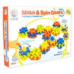 RATNA'S Make and Spin Gears Twisting & Turning Fun (Multicolor)