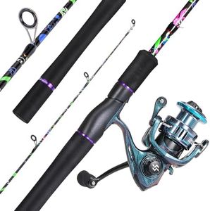 Sougayilang Fishing Rod and Reel Combo,Spinning Combo, IM7 Graphite Blank Rods with EVA Handle-6'0"Spinning Rod with 1000 Reel