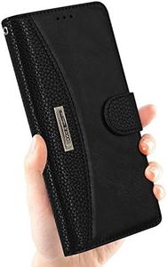 D-Kandy Professional Protector Thin Leather Flip Wallet Case Stand with Magnetic Closure & Card Holder Cover for Apple iPhone 6 Plus & 6S+ - Black