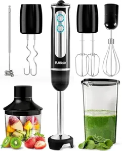 Immersion Blender - Hand Blender - Immersion Blender Handheld - Hand Blender Electric - Handheld Blender - Hand Blenders Immersion - Hand Mixer Electric Fullstar Hand Blender and Mixer Set