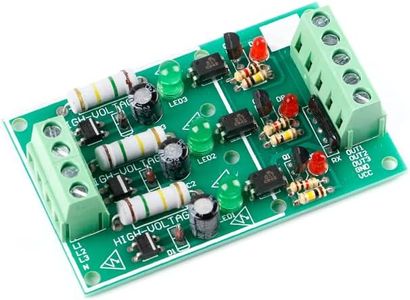 JESSINIE 3-Channel AC 220V Optocoupler Isolation Module - AC Detection & Testing Module