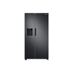 Samsung Series 7 American Style Fridge Freezer, Features SpaceMax™ and Smart Conversion™ Technology, Ice Dispenser, Black, Model: RS67A8811B1