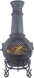 Blue Rooster Gatsby Cast Aluminum Chiminea