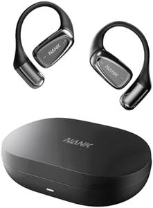 NANK OE Mix Open Ear Headphones, Bluetooth 5.4 Wireless Sports Headphones with Earhooks, 24Hrs Sports Earbuds with Charging Case for Running, Cycling, Walking, Workout